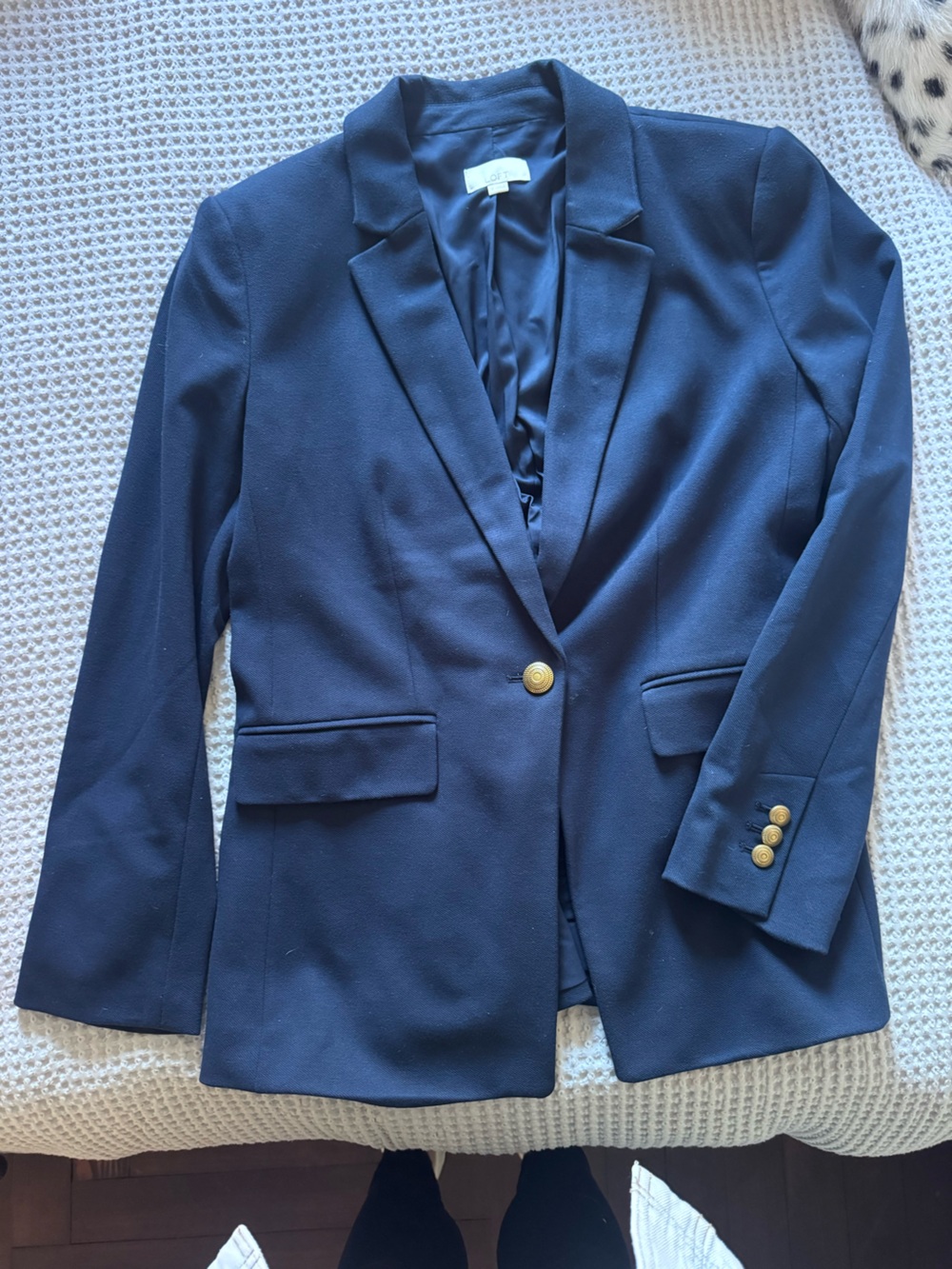 Loft blue knit blazer! Worn once